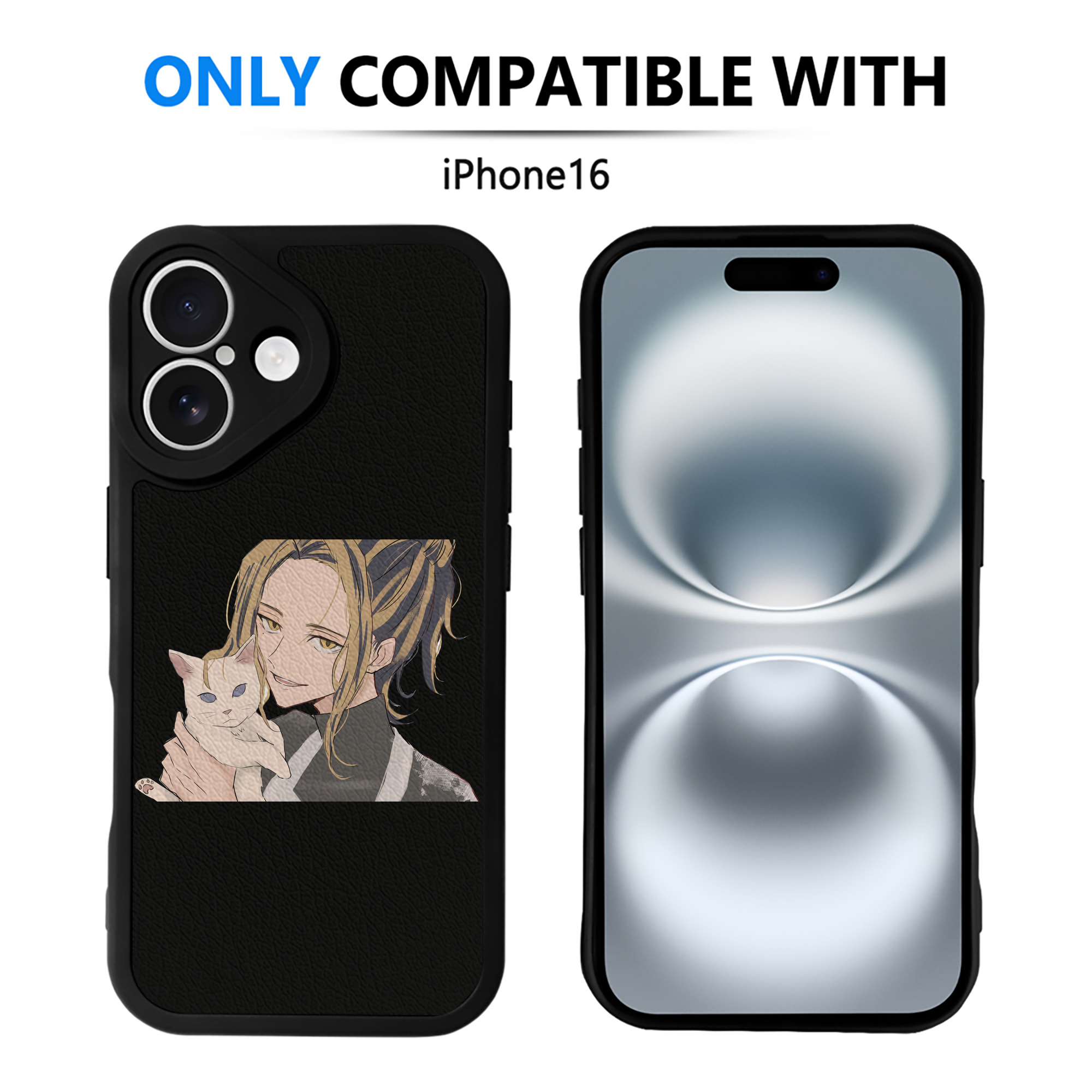 （画像用） 東京リベンジャーズ Tokyo Revengers 【iPhone 16シリーズ対応】シリコンスマホケース（レザー調） 材質：シリコン